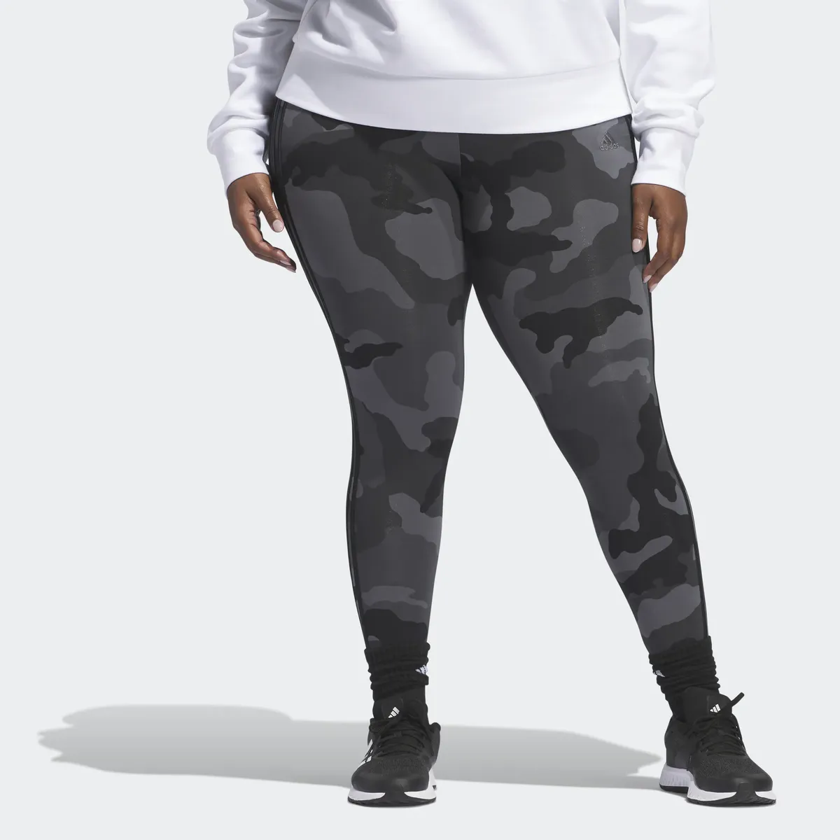 

Леггинсы Adidas Sportswear "W CAMO 3S LEGIN" (1 шт.), черный