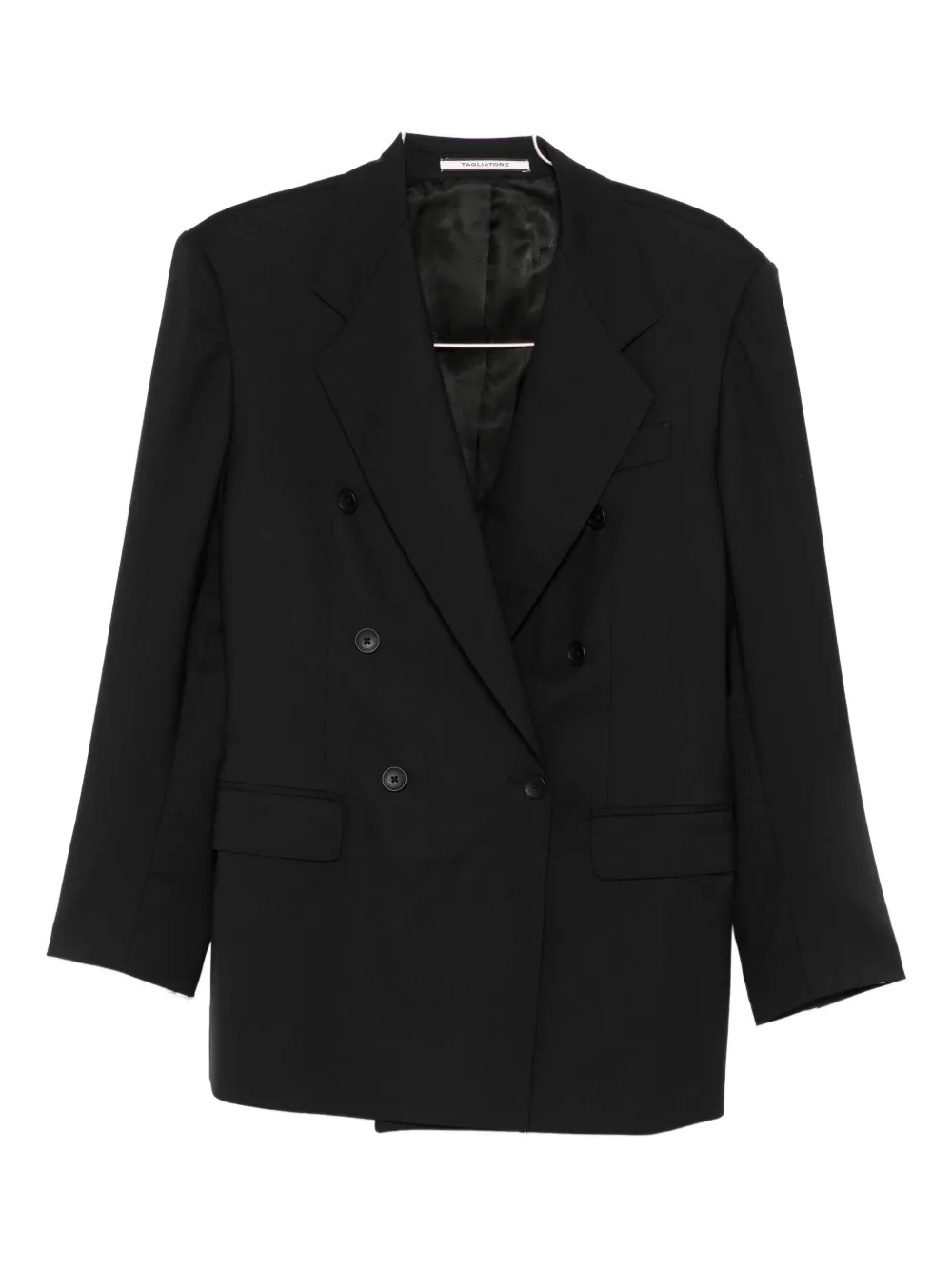 

Двубортный приталенный пиджак Tagliatore, черный