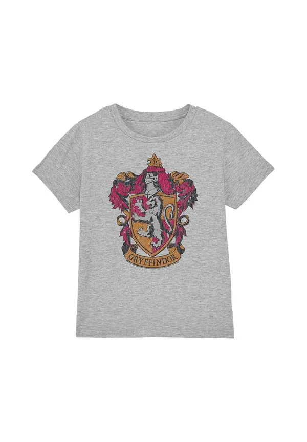 Футболка Harry Potter Gryffindor 1 Print T-Shirt Cotton Soul, крапчатый светло-серый