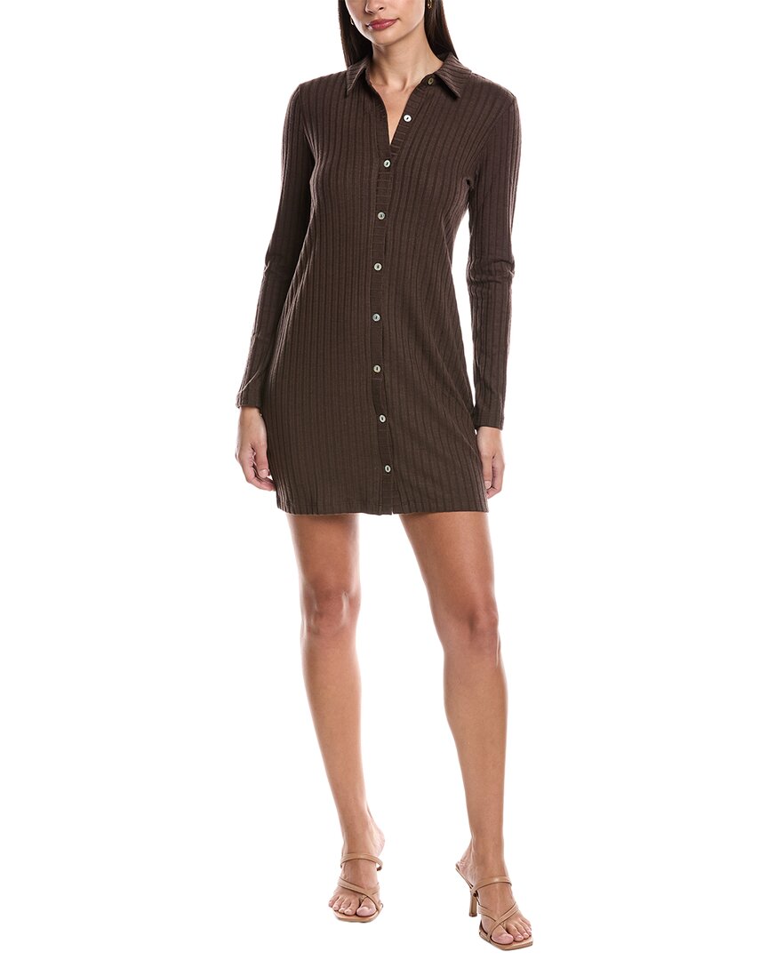 

Майкл Старс Кайла Кардиган-платье на пуговицах Michael Stars, коричневый