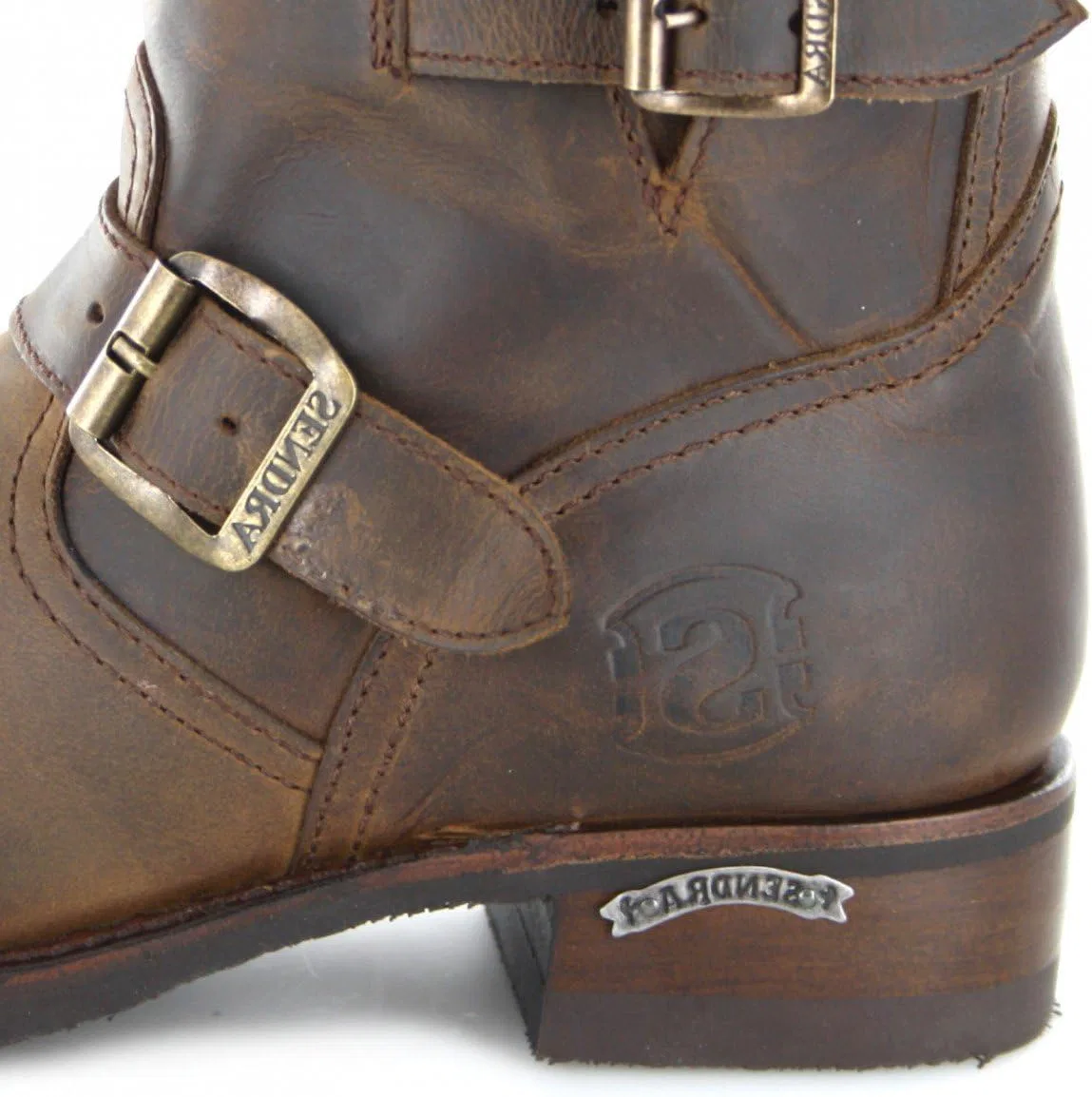 Ботинки 11973 Negro Engineerstiefelette mit Thinsulate Isolierung und Stahlkappe für Damen Herren Braun EU Sendra Boots, Seaweed — фото 4