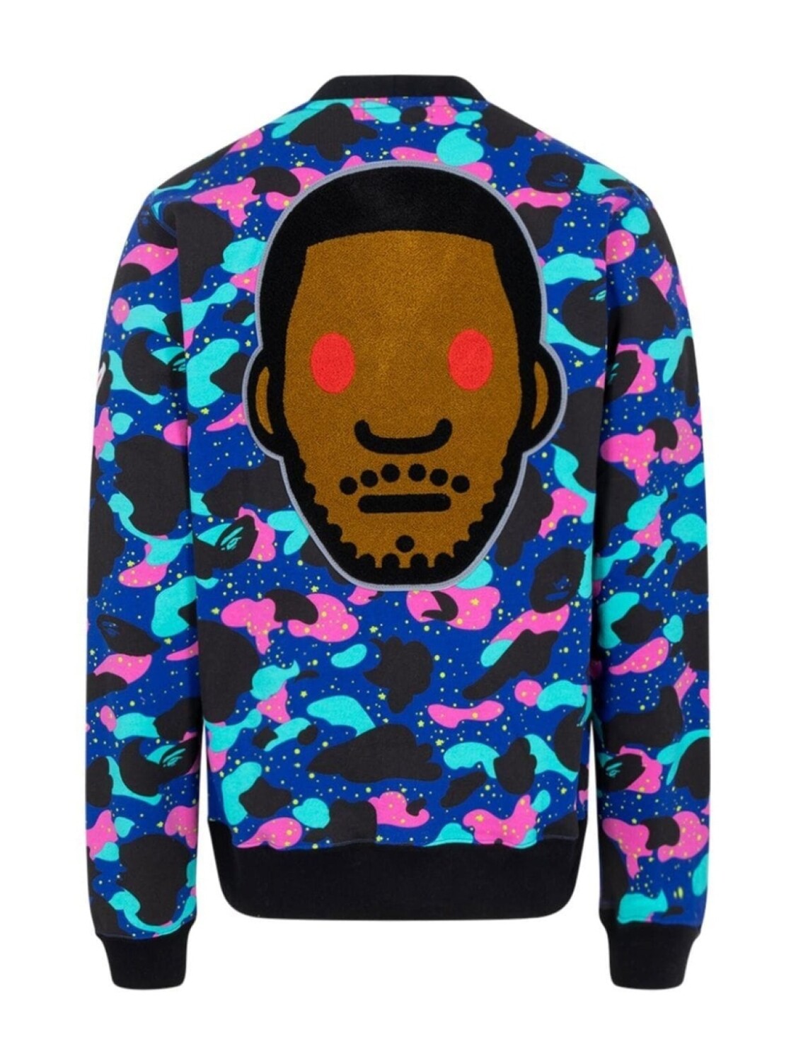 Кардиган с камуфляжным принтом A BATHING APE, фиолетовый — фото 2