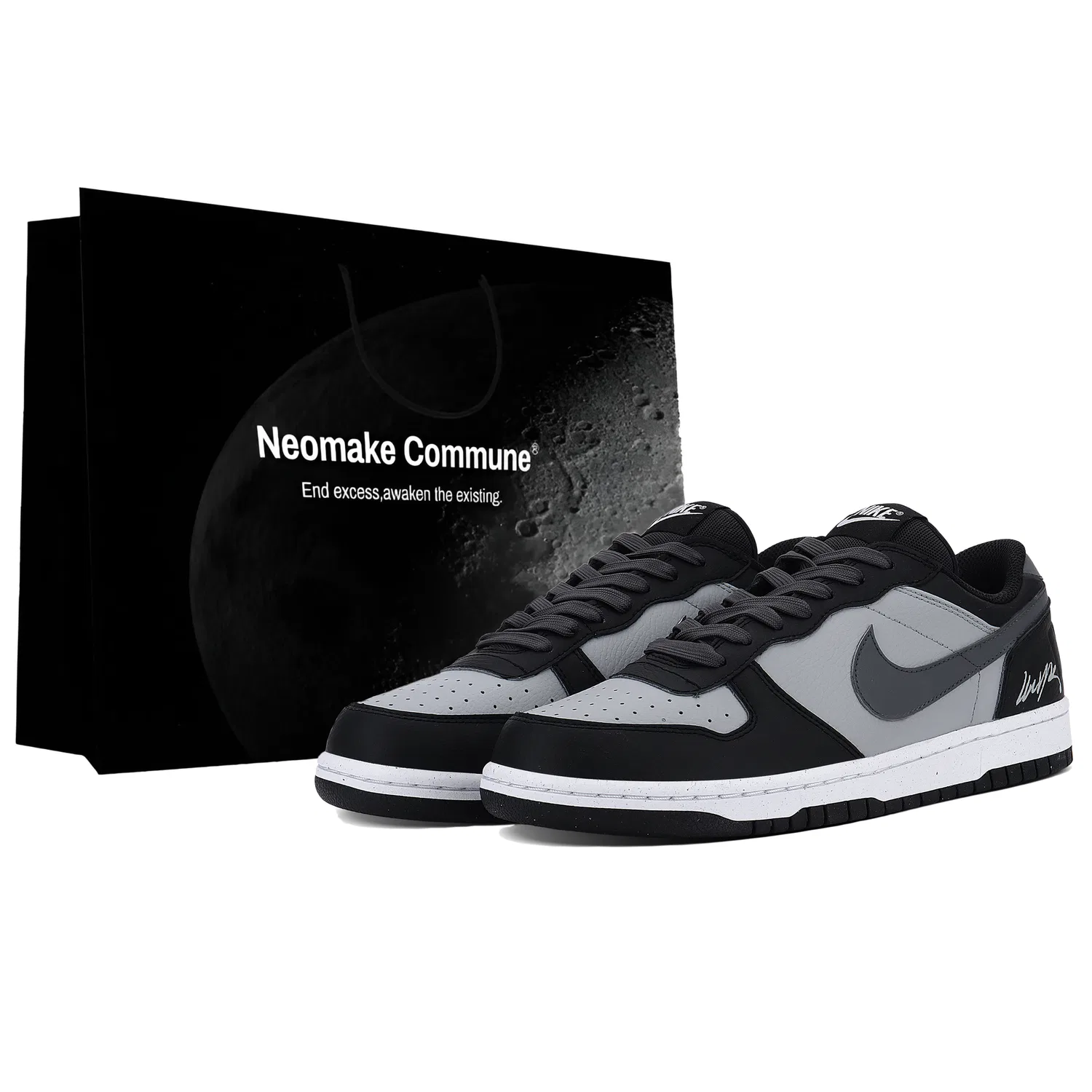 Кроссовки скейтбордические Nike Big Low Shadow Gray