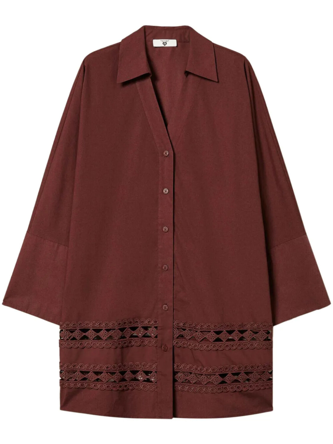 

TWINSET рубашка с длинными рукавами, коричневый