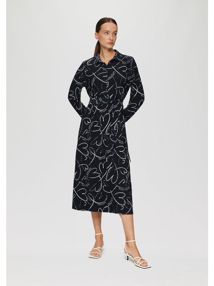 

Короткое платье s.Oliver BLACK LABEL, синий