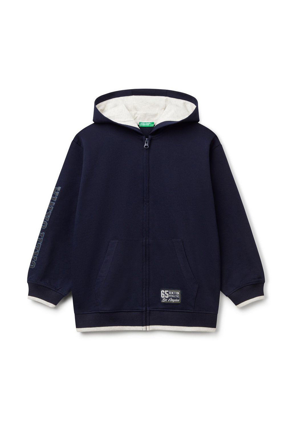 

Толстовка на молнии United Colors of Benetton, синий