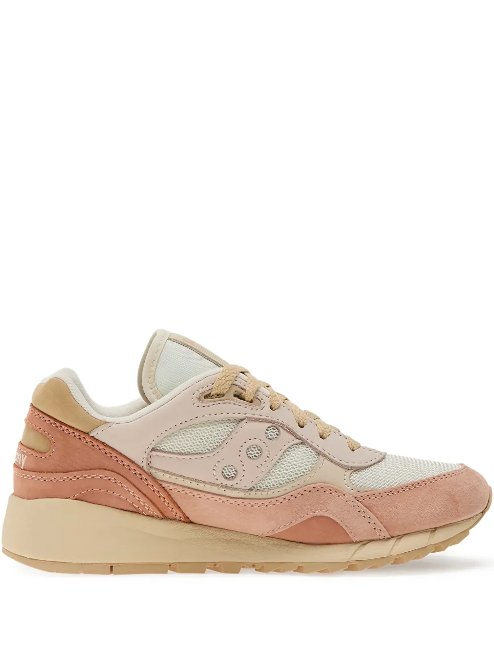 Кроссовки Shadow 6000 с замшевыми вставками Saucony, розовый