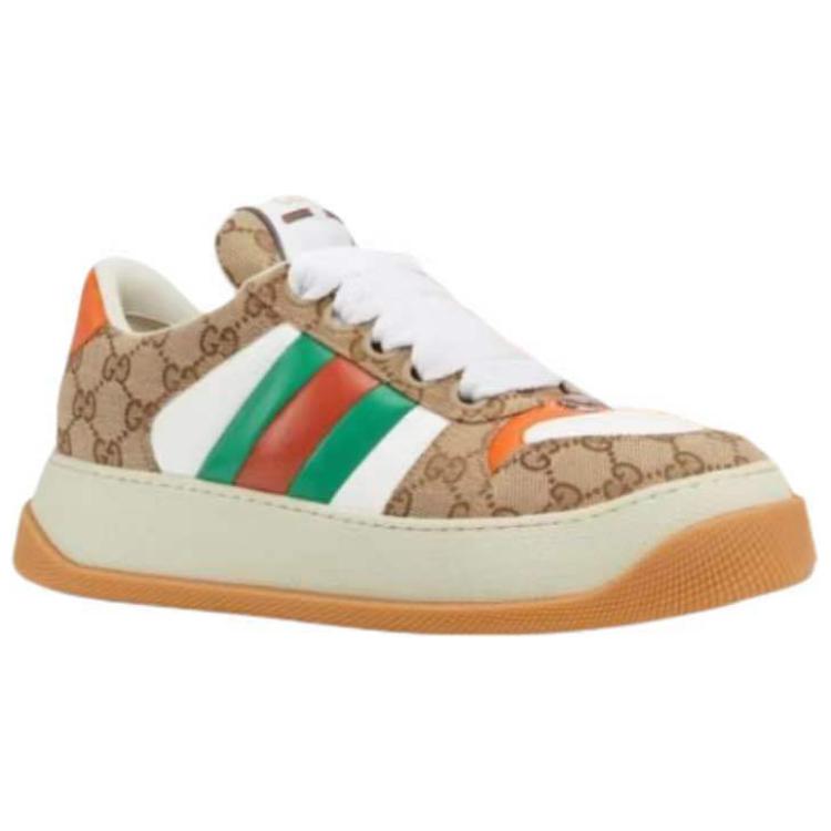 GG Low-Top Skateboard Shoes Men's Dark Brown GUCCI — фото 2