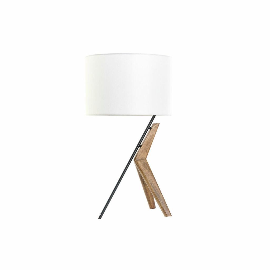 

Настольная лампа DKD Home Decor Белый Коричневый Черный Полиэстер Металл 50 Вт (54 см)