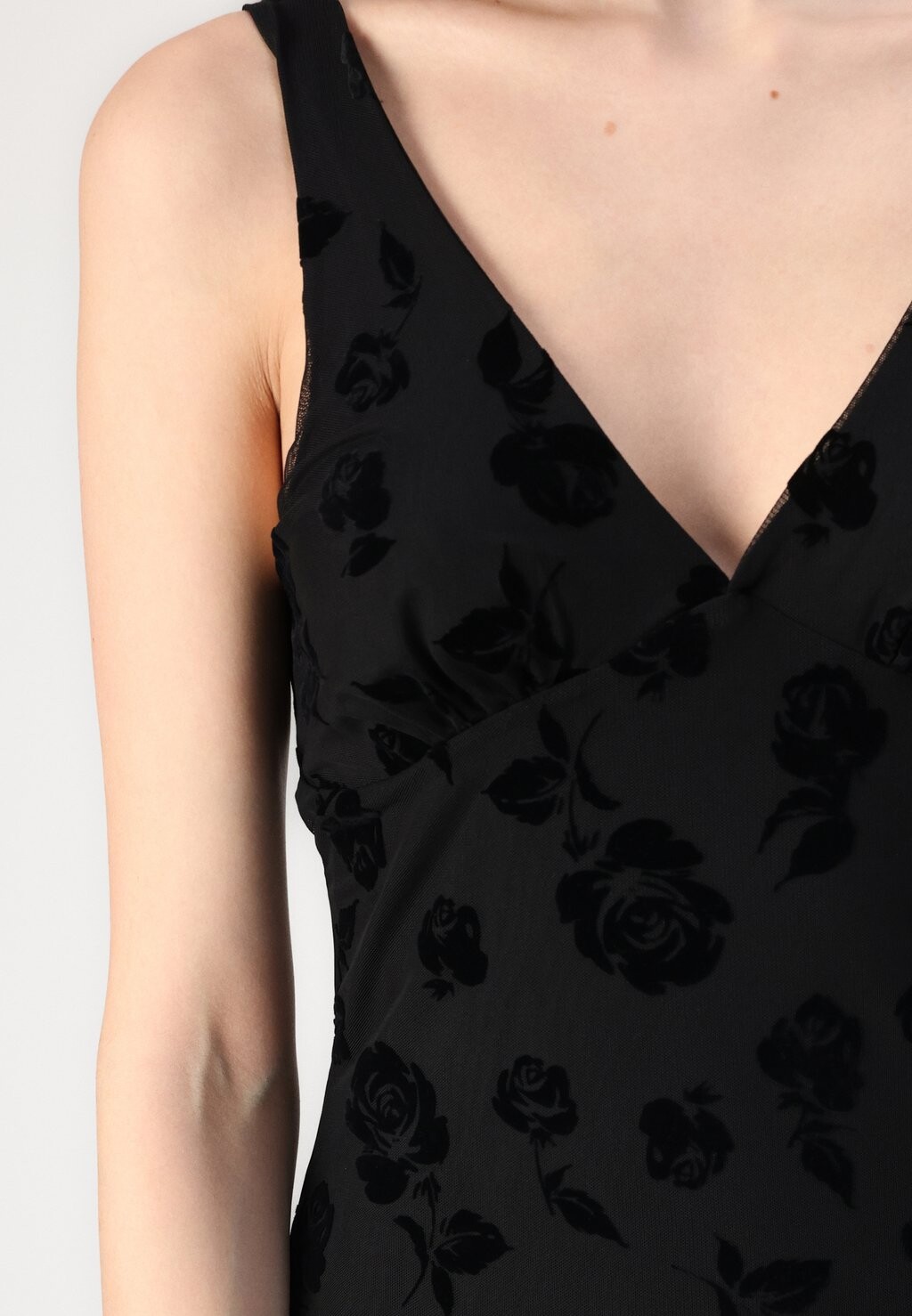 

Коктейльное платье / Вечернее платье BURNOUT DRESS Gina Tricot, черный