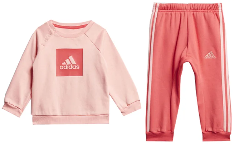 Adidas Детская повседневная спортивная одежда розового цвета