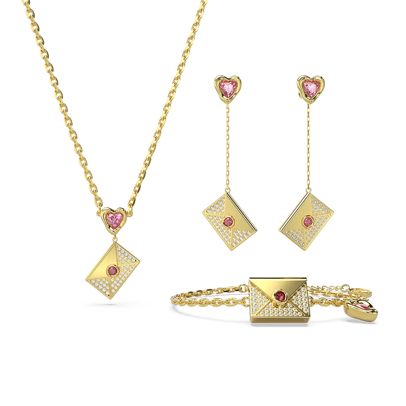 

Swarovski Кубический цирконий, искусственный кристалл, позолоченное ожерелье для женщин Gold