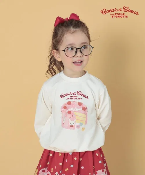 Детский пуловер Etoile et Griotte×coeur a coeur