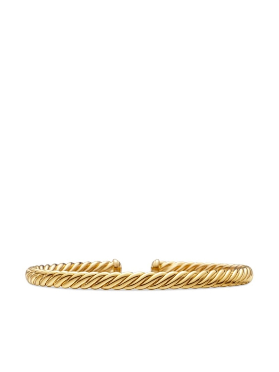 

Браслет Cablespira Modern Oval из 18-каратного желтого золота David Yurman, золотой