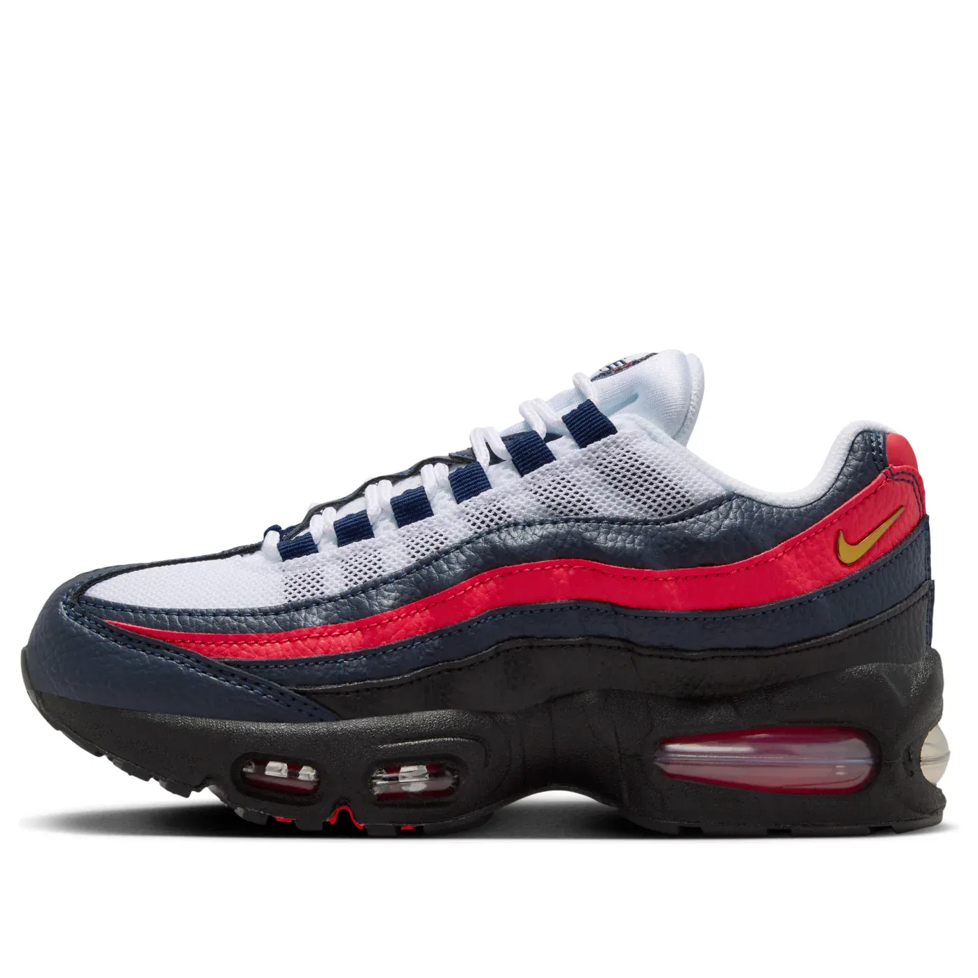 Кроссовки детские Nike Air Max 95 Big Bubble LTR SE, синий/красный/белый