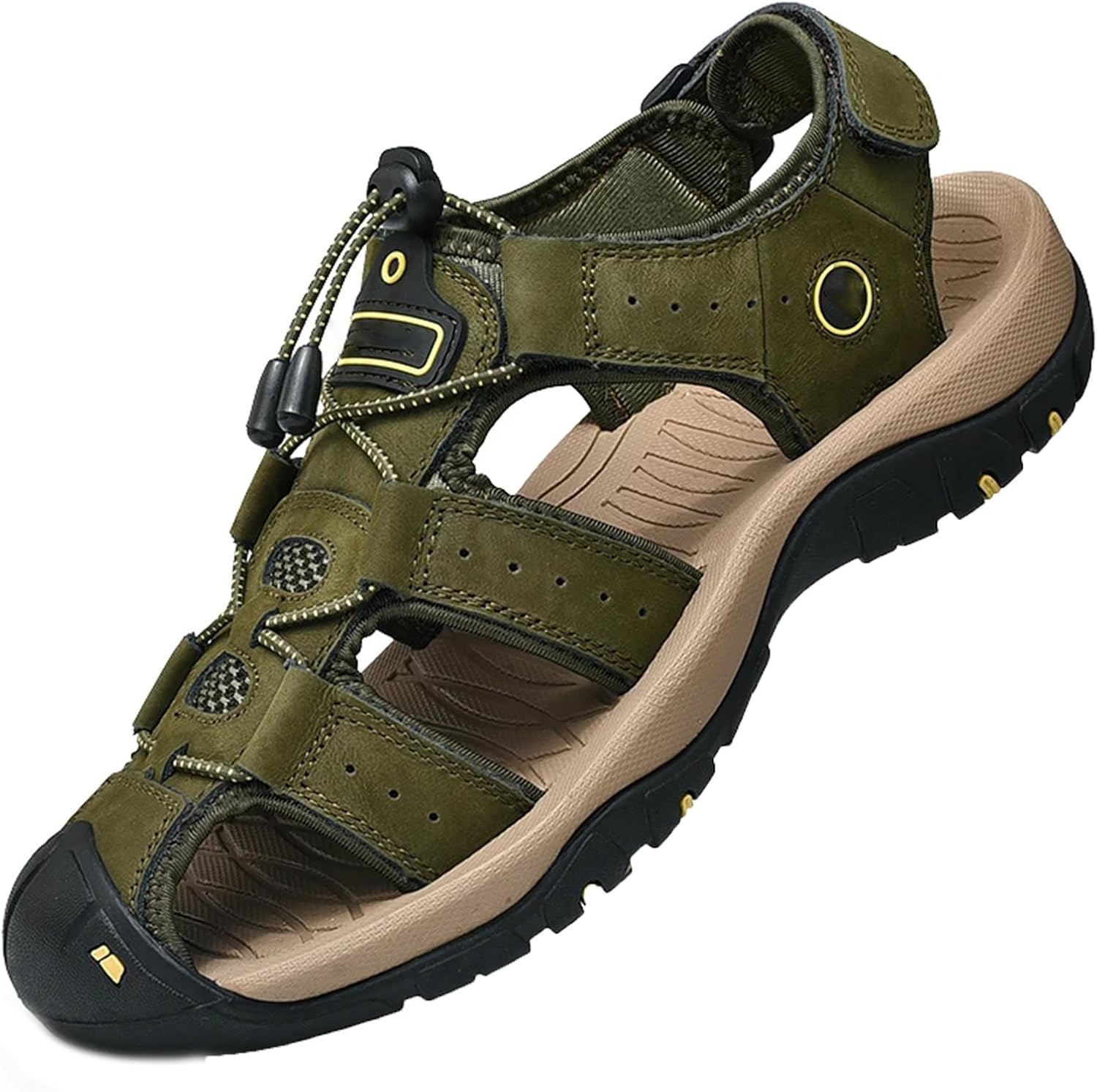 

Мужская обувь из натуральной кожи, повседневная, для мужчин, уличная, кожаные сандалии Generic, En8