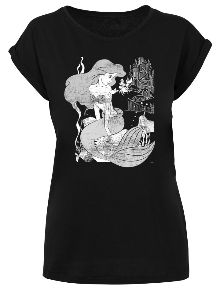 

Футболка F4NT4STIC T-Shirt Disney Arielle die Meerjungfrau, черный