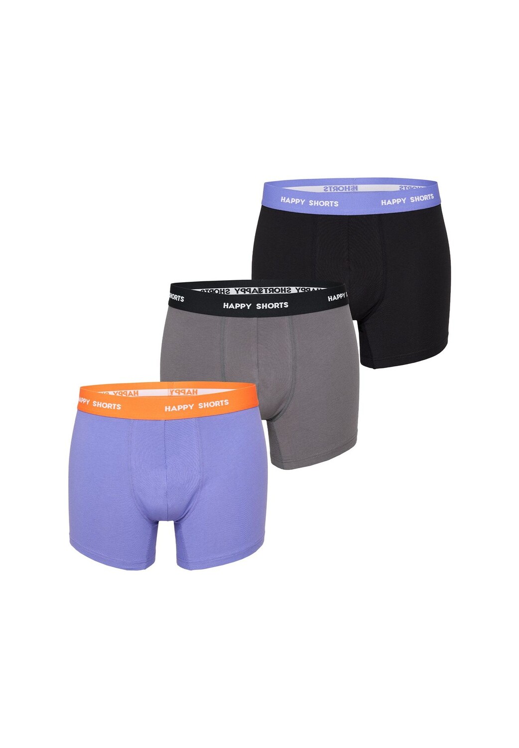 

Трикотажные трусы в стиле ретро HAPPY SHORTS, цвет Purple Black Grey Herren