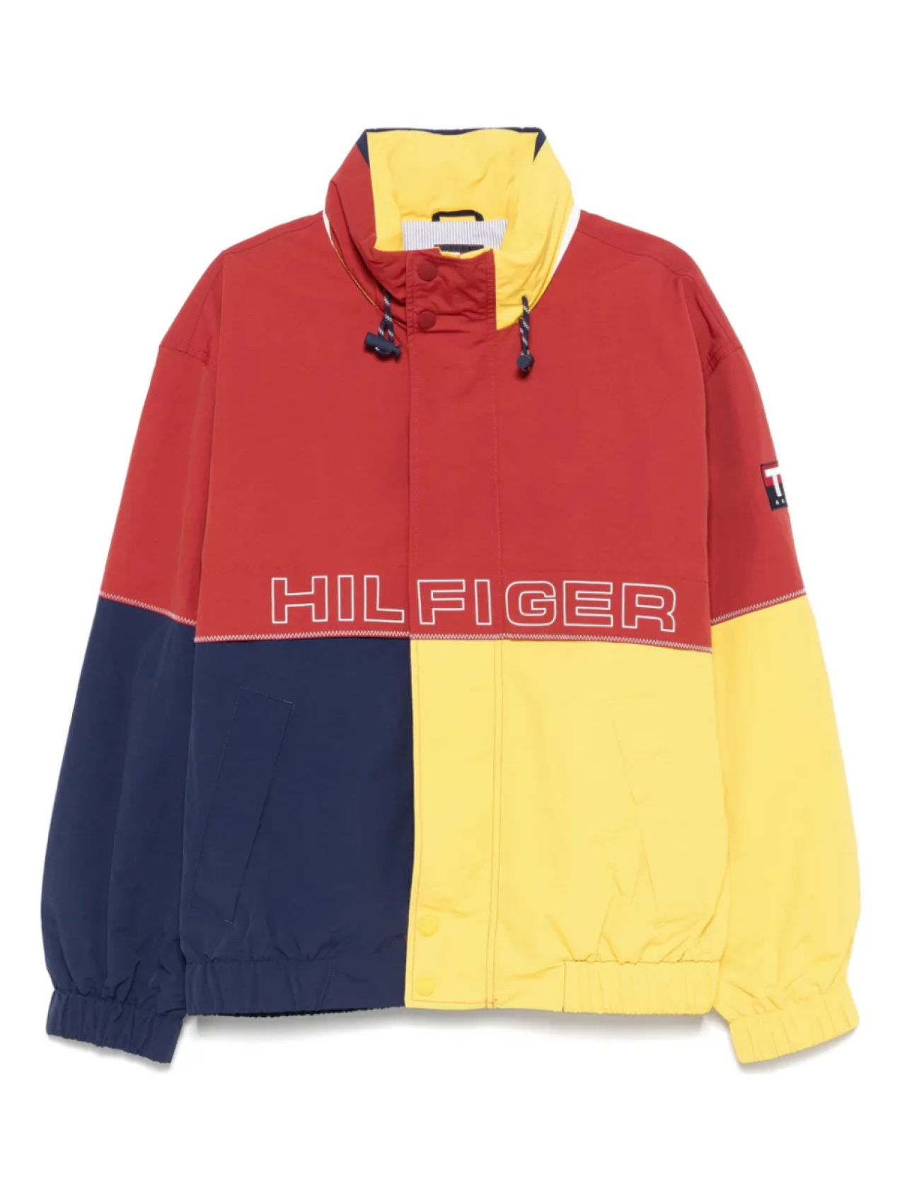

Куртка-бомбер с логотипом на кнопках Tommy Hilfiger, красный