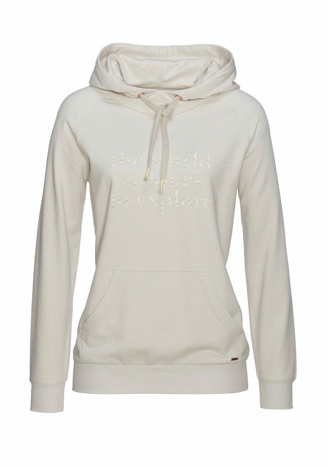 

Свитер LASCANA Hoodie, светло-серый