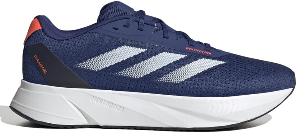 Мужские кроссовки для бега adidas Duramo Superlite, белый/красный/синий — фото 2