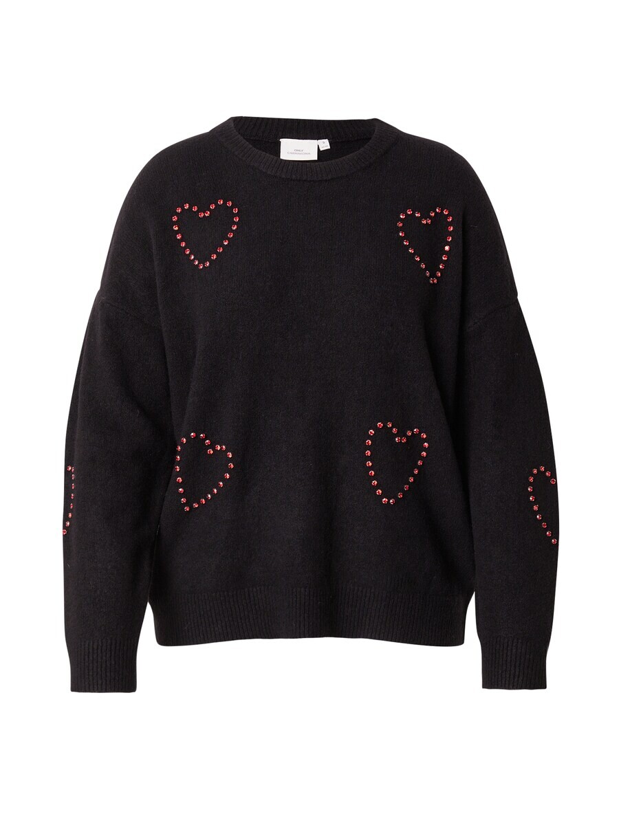 

Тонкий вязаный свитер ONLY Carmakoma Sweater CARDaisy, черный