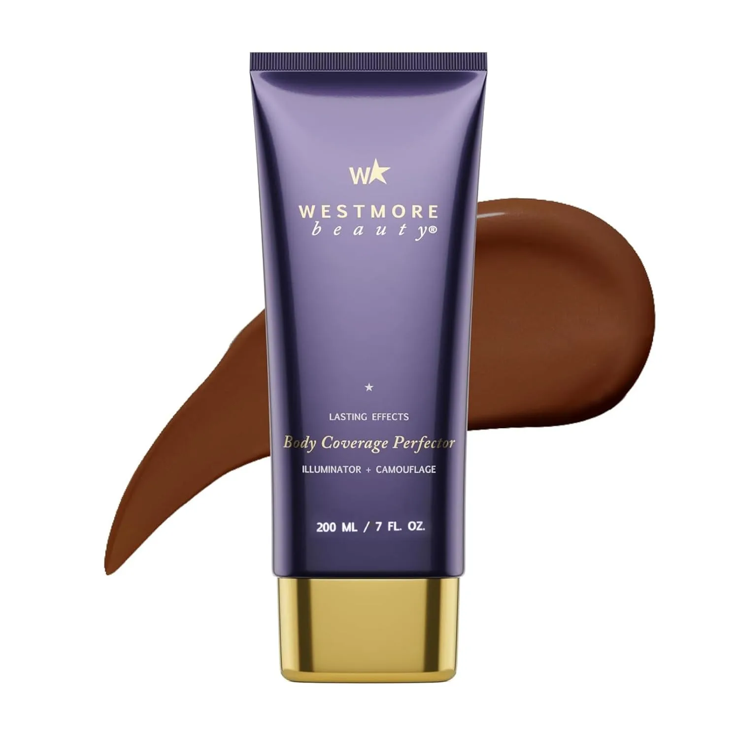 Westmore Beauty Body Coverage Perfector - Водостойкий макияж для ног и тела/бронзер для женщин - Лучший консилер для маскировки татуировок - 7 унций, глубокий сияющий эффект, 7 Oz Deep Radiance