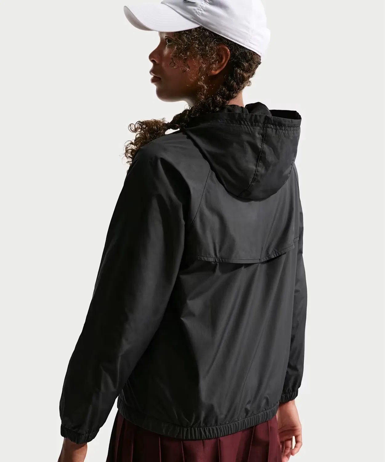 Куртка Nike K NSW RPL WR HD JKT для детей, чёрная — фото 4