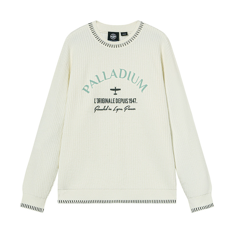 

Свитер унисекс с круглым вырезом, средней жесткости Palladium, vanilla ice
