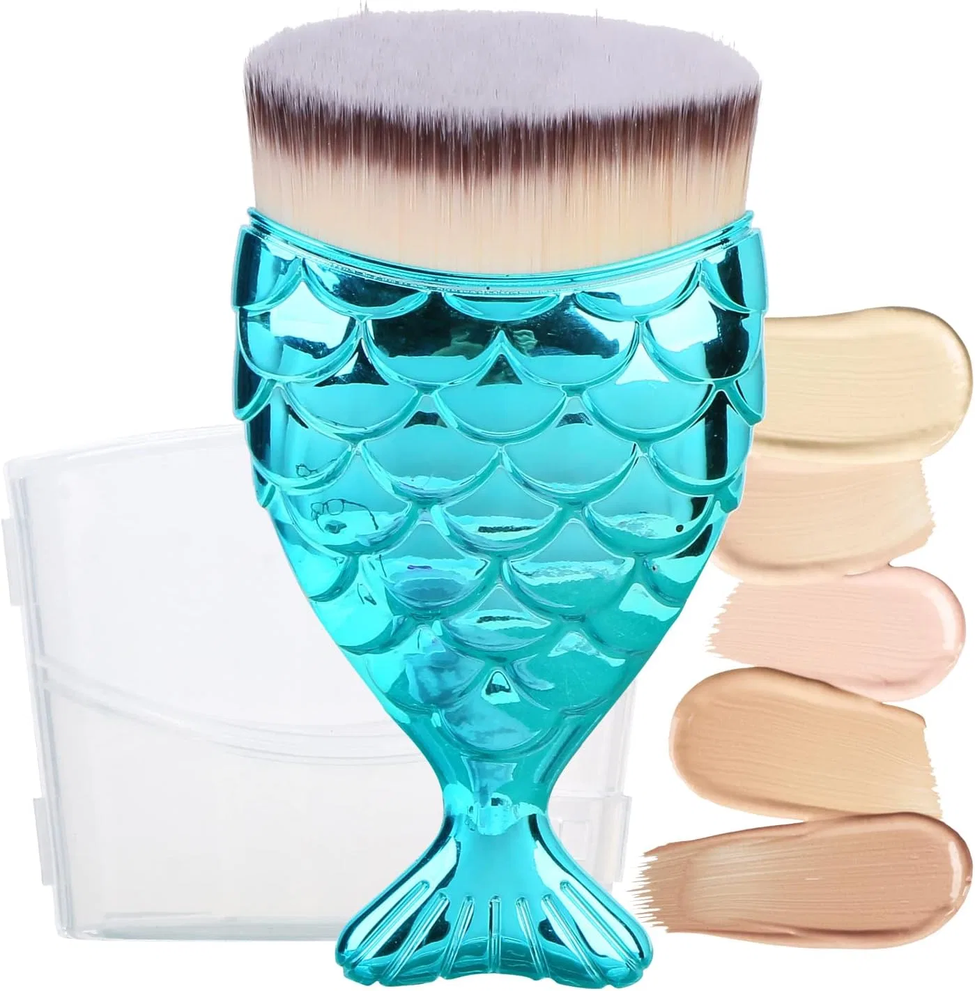 Кисть для лица Kabuki Sunscreen Zeaissiy, синяя