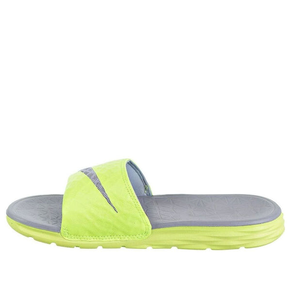 

Тапочки benassi slide 2 'volt grey' Nike, мультиколор