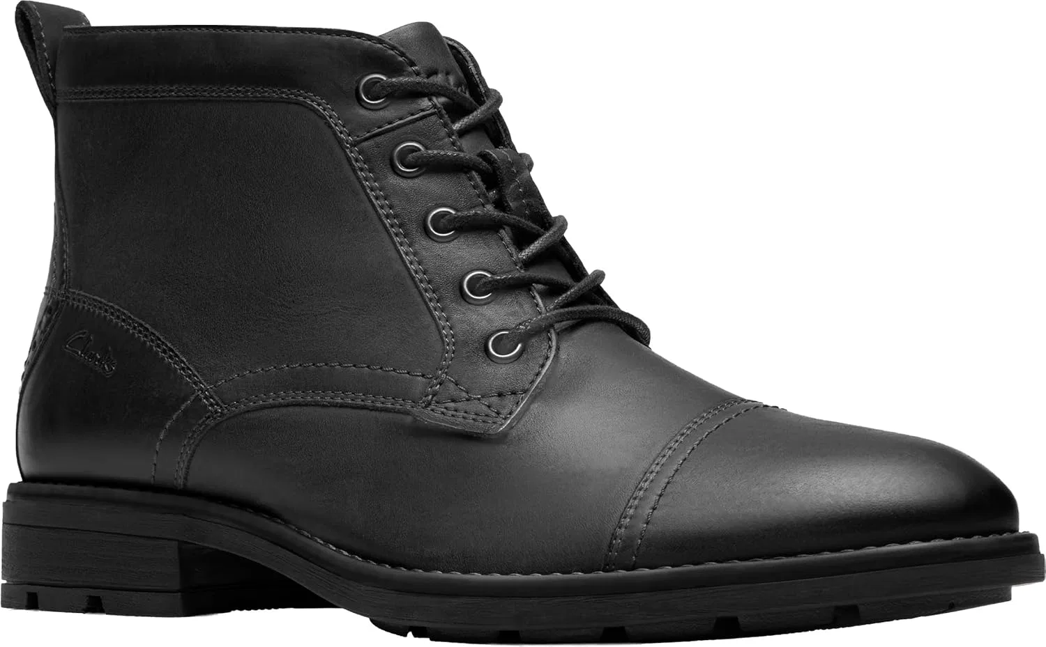 Мужские армейские ботинки Clarks Emmet Zip, 2-Black Used