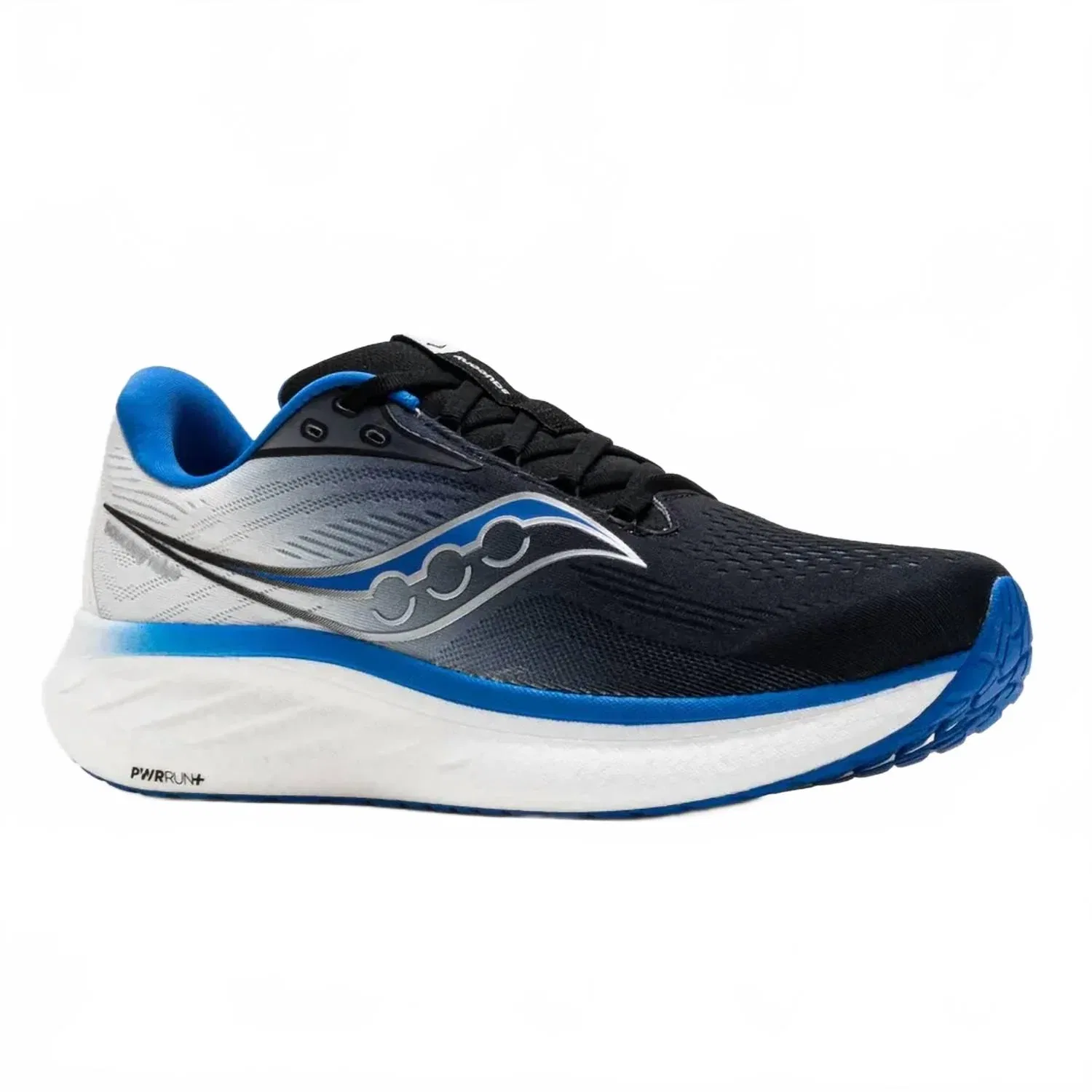 SAUCONY Мужские беговые кроссовки Ride 18, черные/skydiver — фото 3