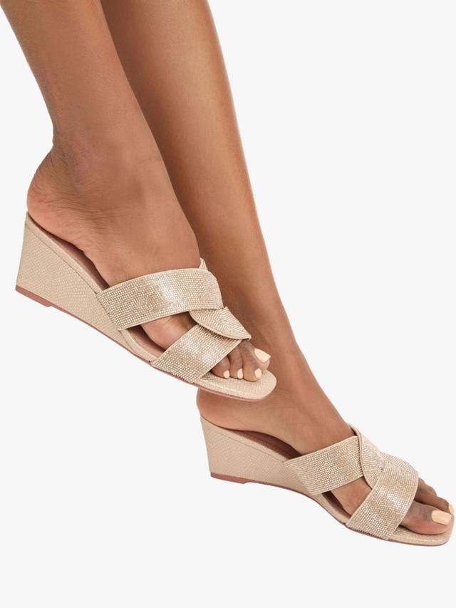 Ornella украшенные мюли на платформе Carvela, Gold — фото 2