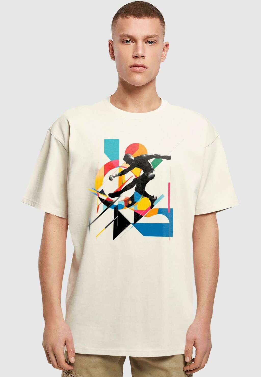 

Футболка с принтом CHAMPION TEE Merchcode, песочный