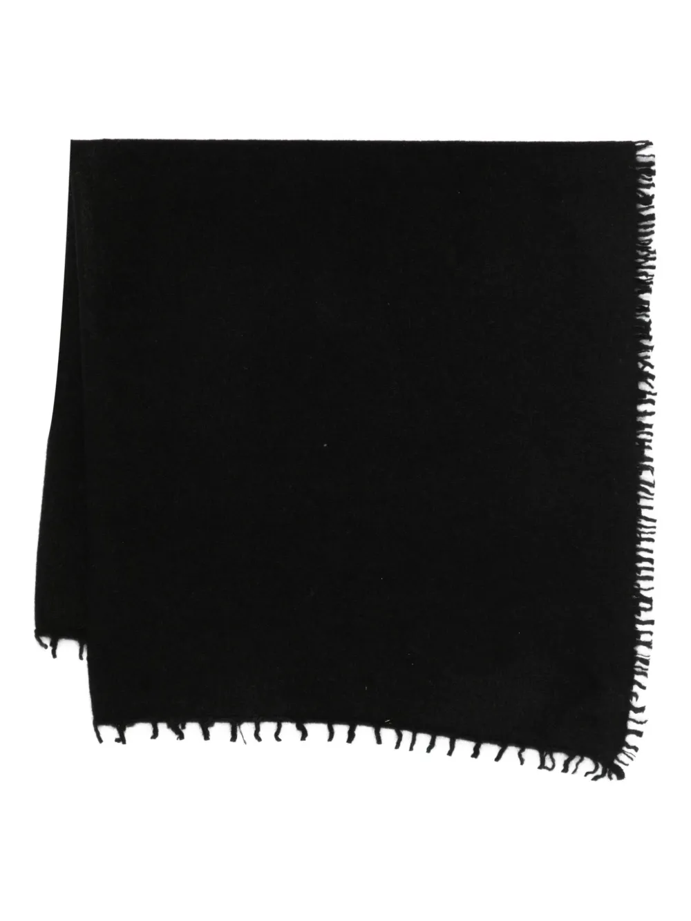 

Кашемировый шарф с бахромой Liska, черный