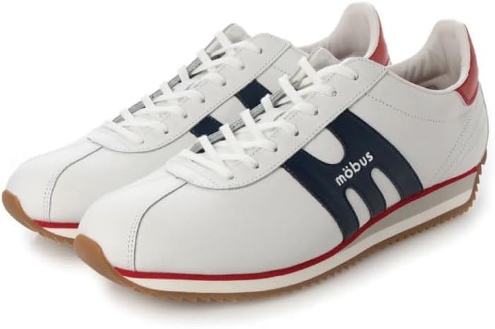 

Мужские повседневные кожаные кроссовки Celle Mobus, белый/красный/синий/темно-синий