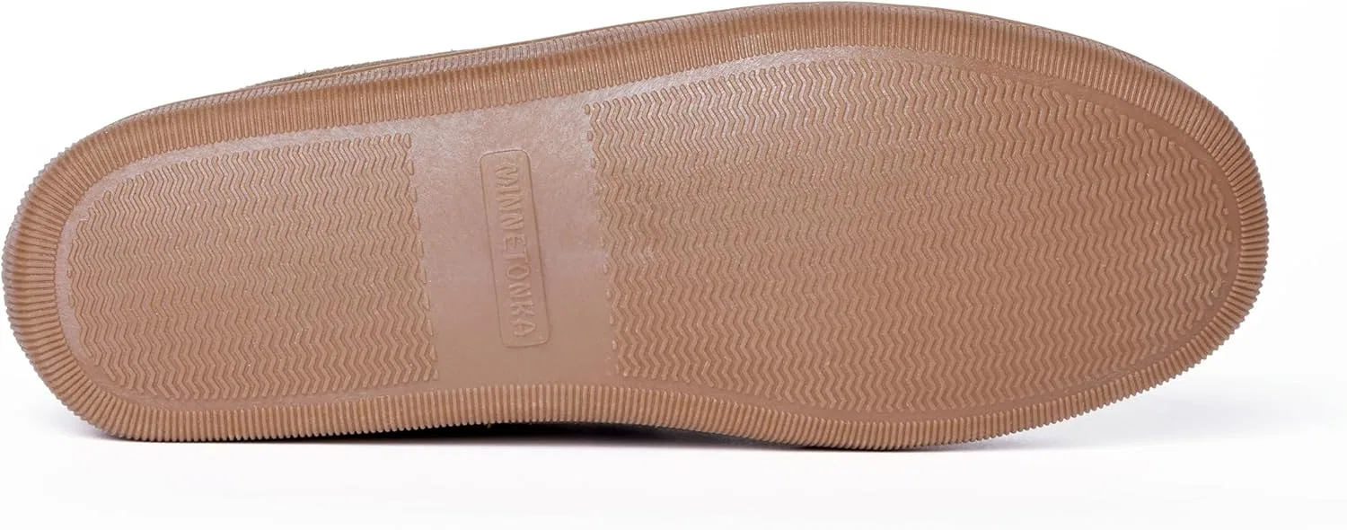 Тапочки на толстой подошве Minnetonka, Autumn Brown Venetian — фото 3