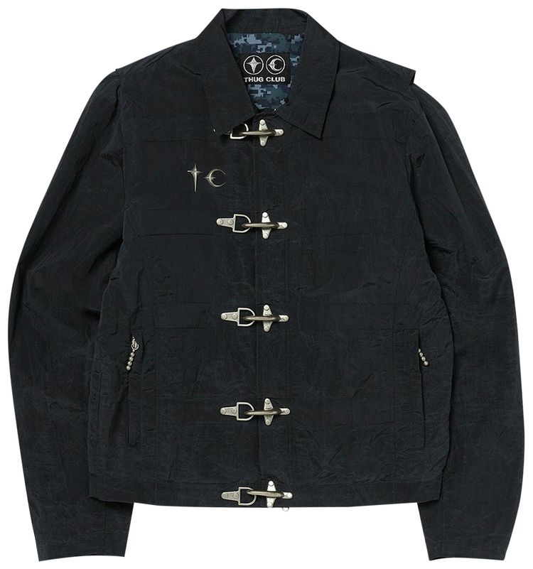 

Куртка Thug Club Scarred Bio Soldier Jacket 'Black', черный