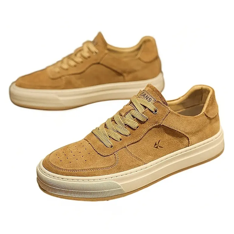 

ZAMST Низкие скейтерские кроссовки мужские желто-коричневые, цвет Yellow Brown