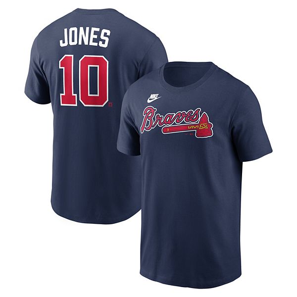 

Футболка с именем и номером Chipper Jones Atlanta Braves Cooperstown Collection Nike