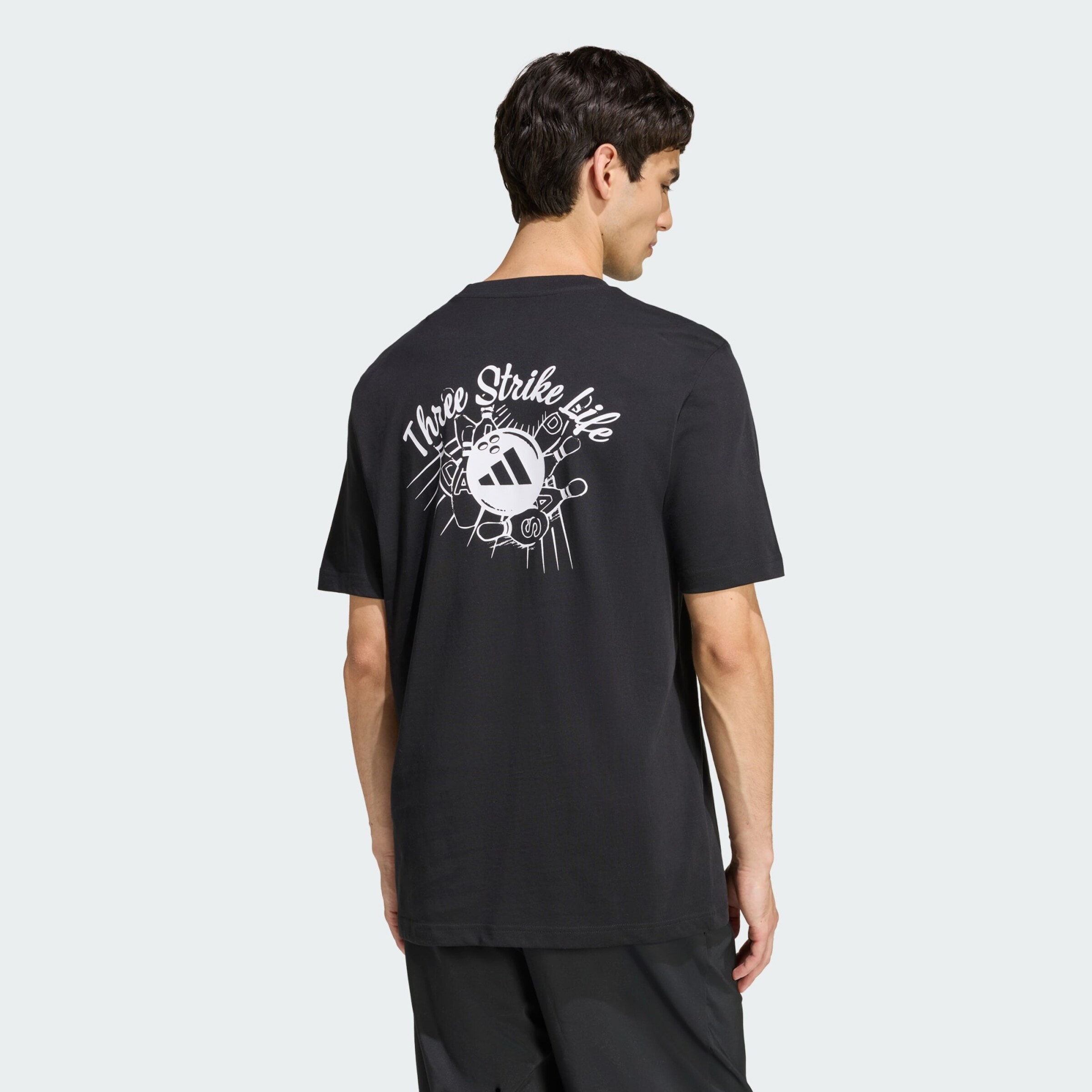 Adidas Sportswear Футболка 'Novelty Bowl' в черном цвете — фото 3