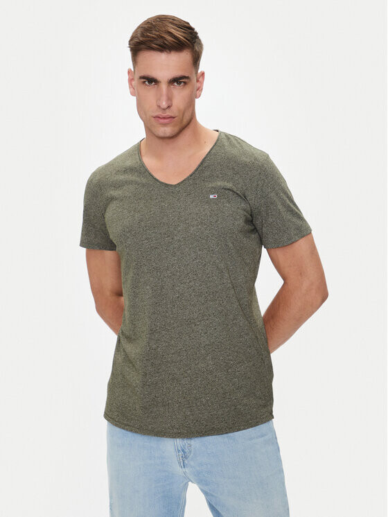 

Футболка узкого кроя Tommy Jeans, зеленый