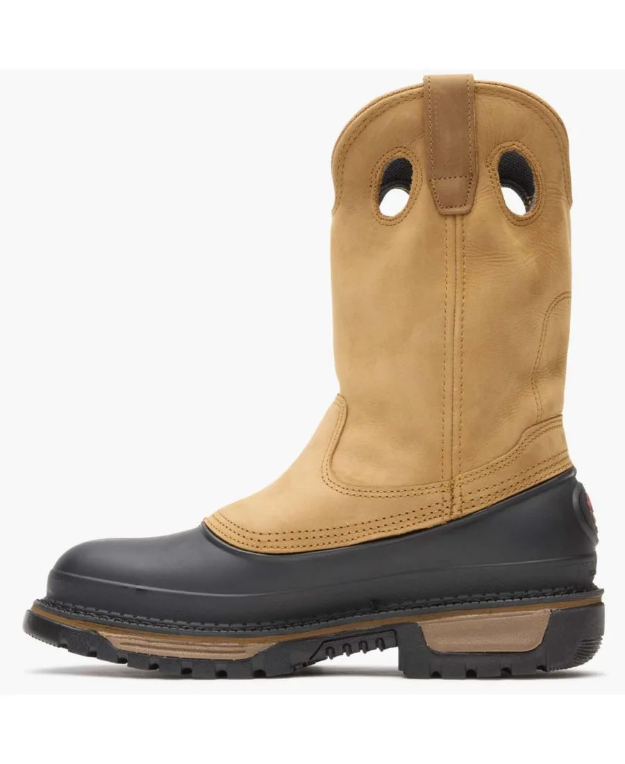 Мужские водонепроницаемые резиновые сапоги Muddog со стальным носком GEORGIA BOOT, коричневый — фото 3