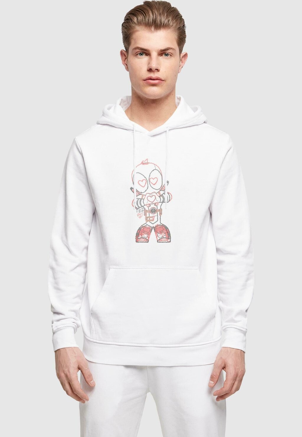 

Толстовка с капюшоном DEADPOOL LOVE BEAM ABSOLUTE CULT, белый