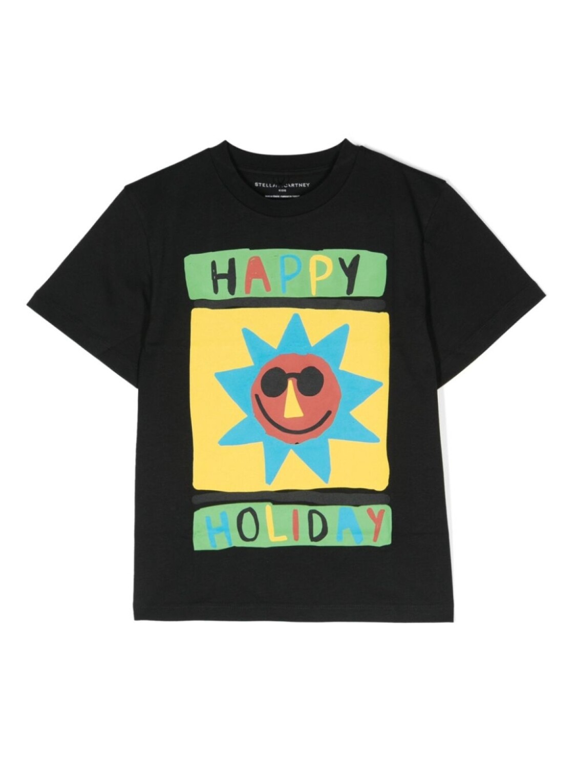 

Stella McCartney Kids футболка с графичным принтом, черный