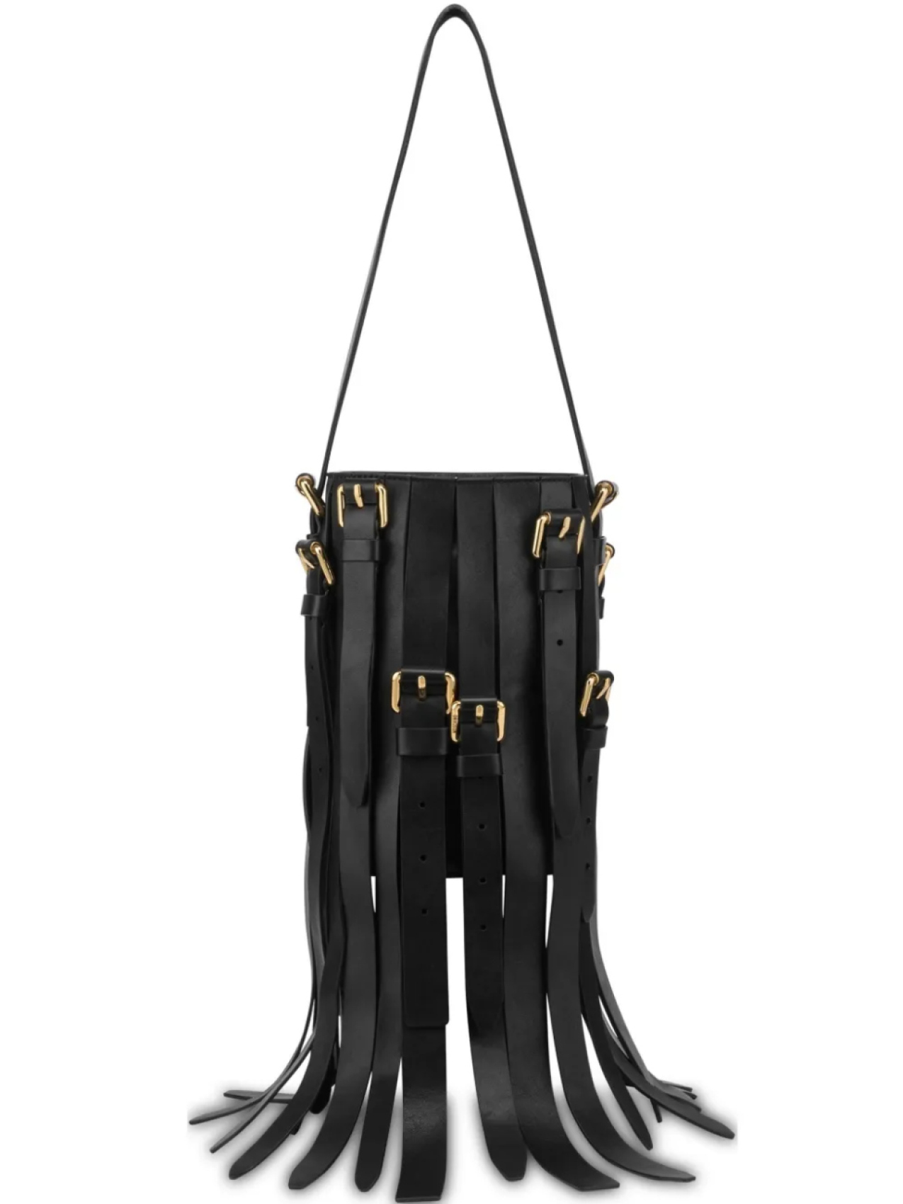 

Moschino сумка на плечо с бахромой, черный
