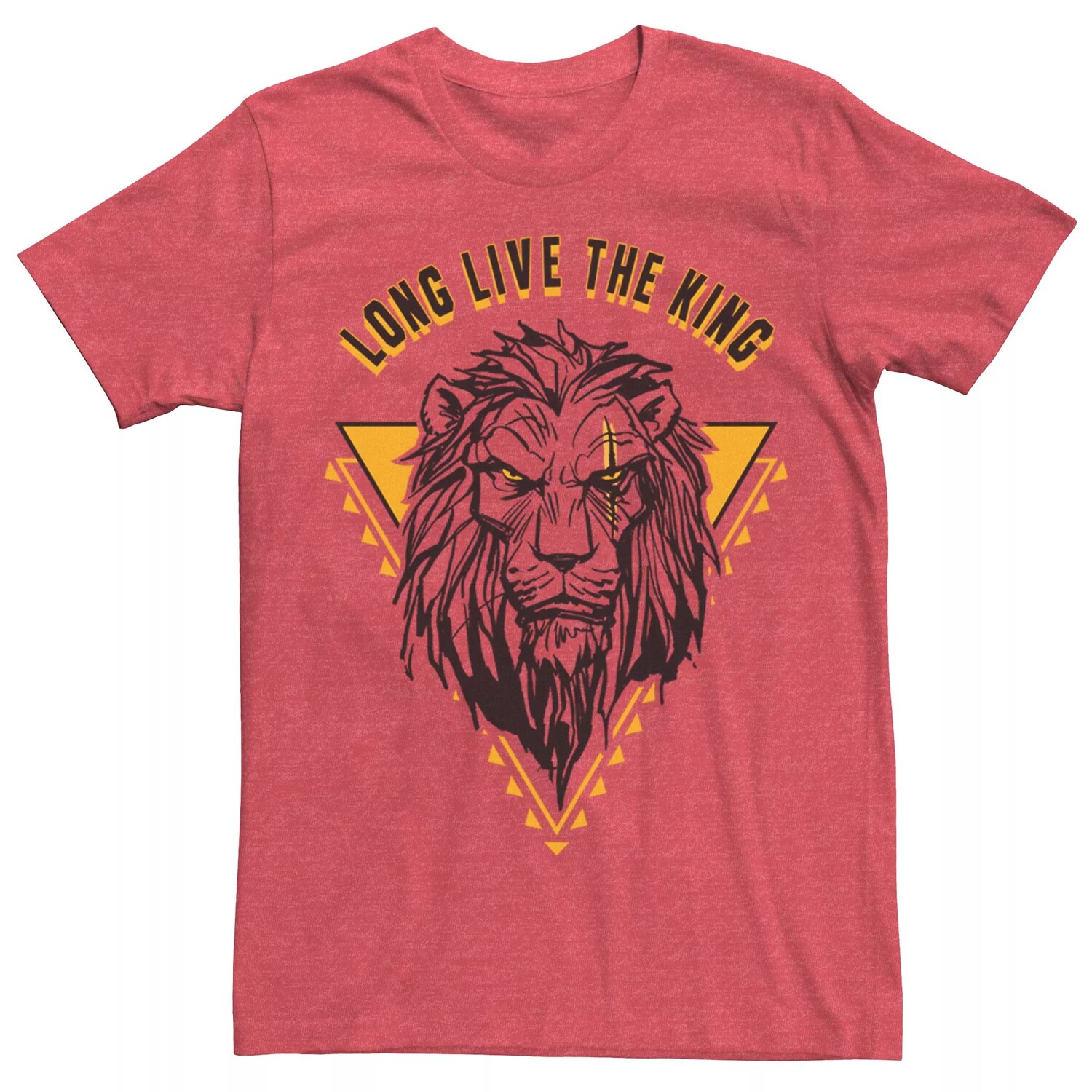 

Мужская футболка 's The Lion King Long Live the King со шрамом Disney