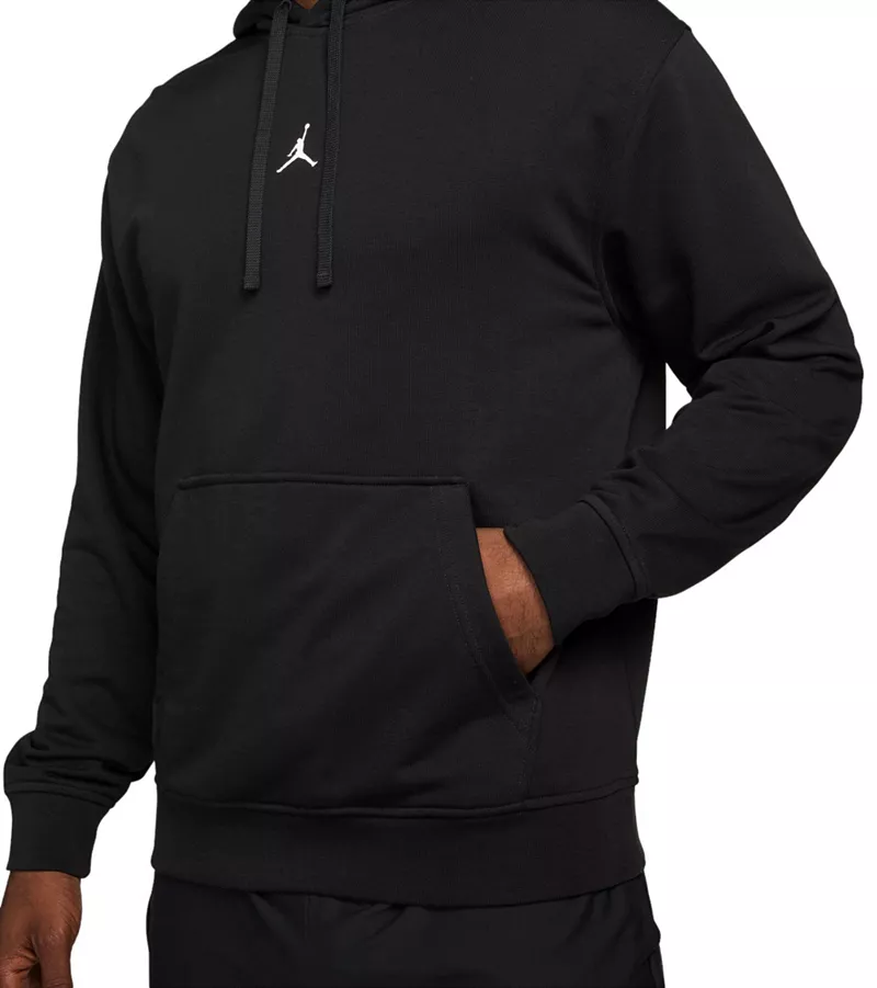 Мужская флисовая худи Jordan Dri-FIT Sport Crossover, черный — фото 3