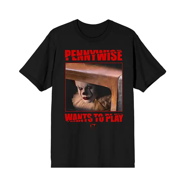 

Футболка Pennywise Wants To Play IT 2017, черный